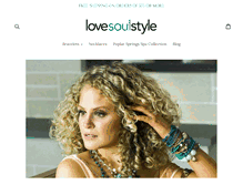 Tablet Screenshot of lovesoulstyle.com
